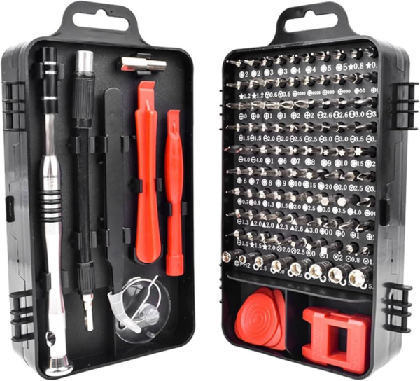SET DESATORNILLADOR CON EXTENCIONES 110 EN 1