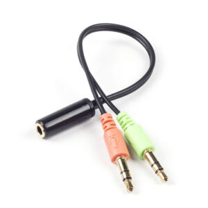 ADAPTADOR FICHA 3.5MM HEMBRA A 2 MACHOS 3.5MM